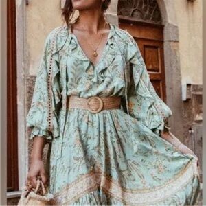 Spell | Maisie Blouse in Vintage Turquoise